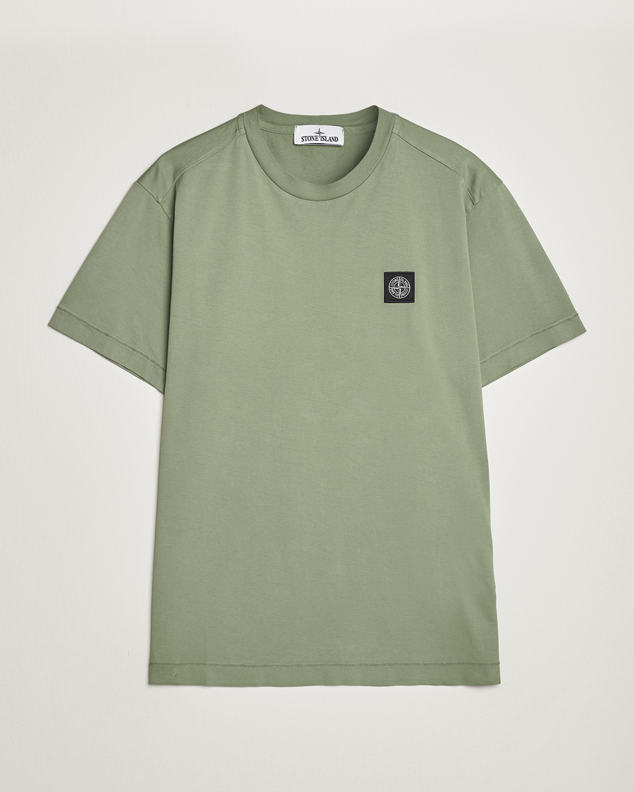 Hombres | Camisetas | Stone Island | Garment Dyed Jersey T-Shirt Sage