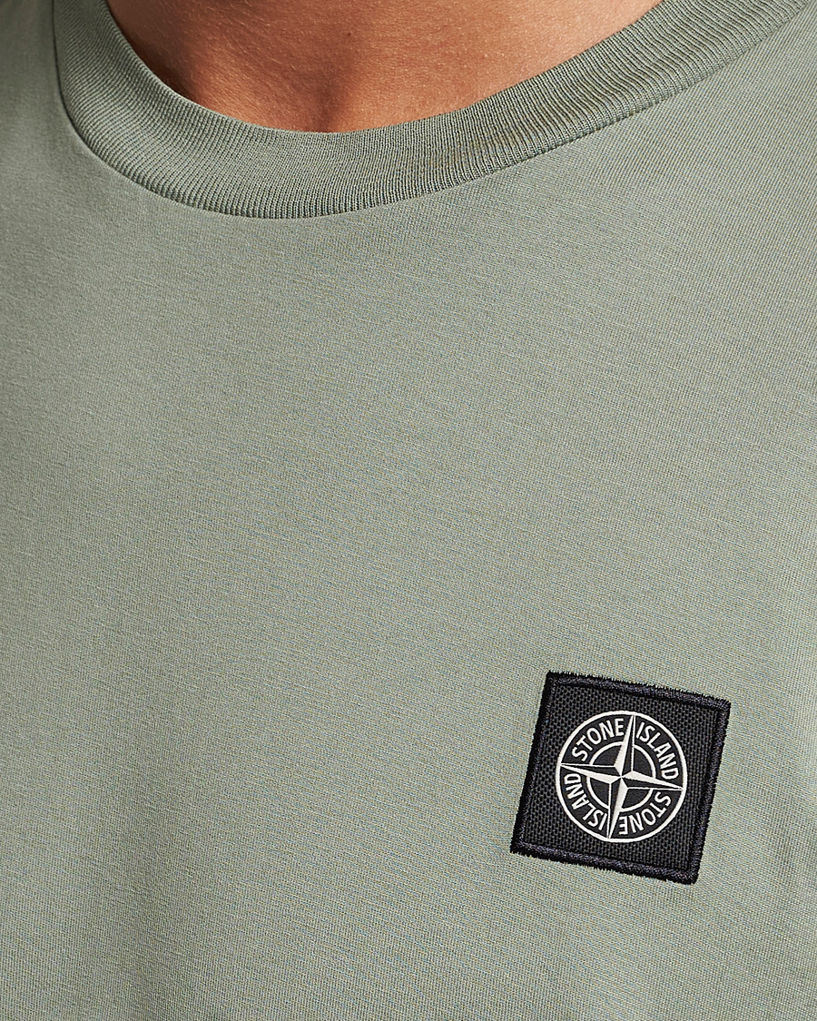 Hombres | Camisetas | Stone Island | Garment Dyed Jersey T-Shirt Sage