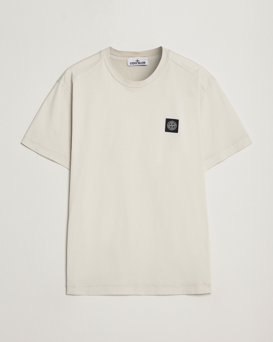 Hombres | Camisetas | Stone Island | Garment Dyed Jersey T-Shirt Plaster