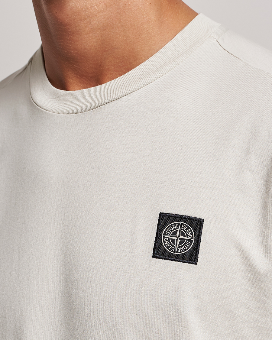 Hombres | Camisetas | Stone Island | Garment Dyed Jersey T-Shirt Plaster
