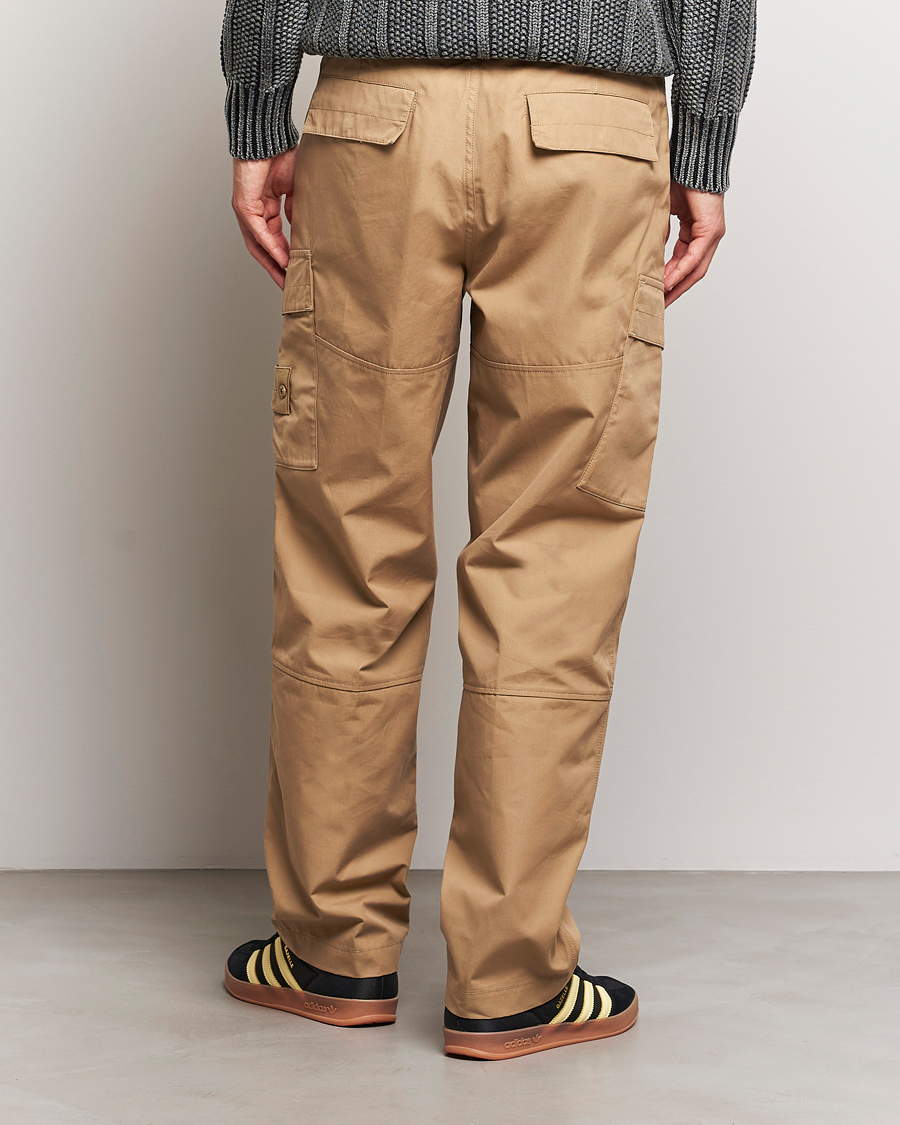 Hombres | Pantalones | Stone Island | Ghost Piece O-Ventile Trousers Dark Beige