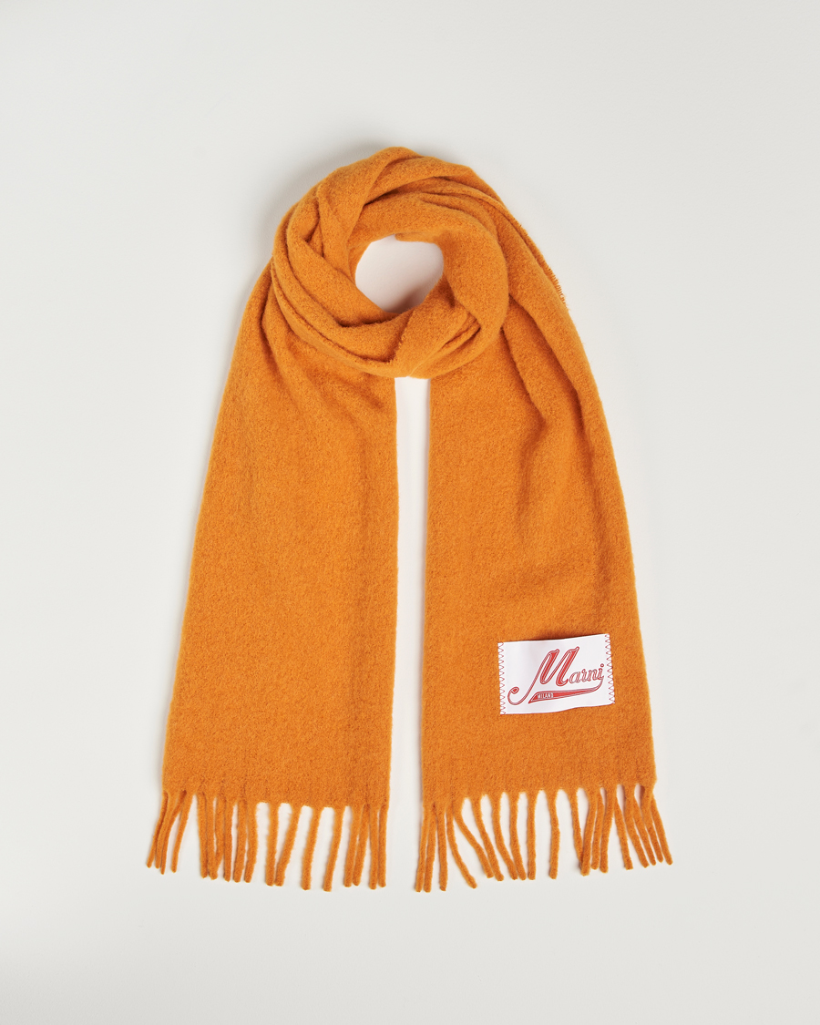 Hombres | Marni Brushed Alpaca Scarf Arabesque | Marni | Brushed Alpaca Scarf Arabesque