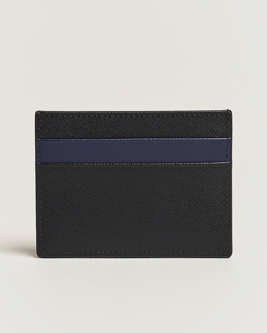 Hombres |  | Marni | Saffiano Leather Cardholder Blublack