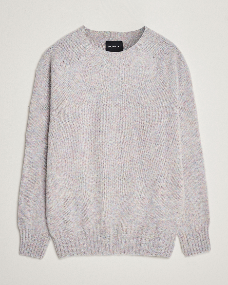 Hombres | Jerséis y prendas de punto | Howlin' | Brushed Wool Sweater Galaxy