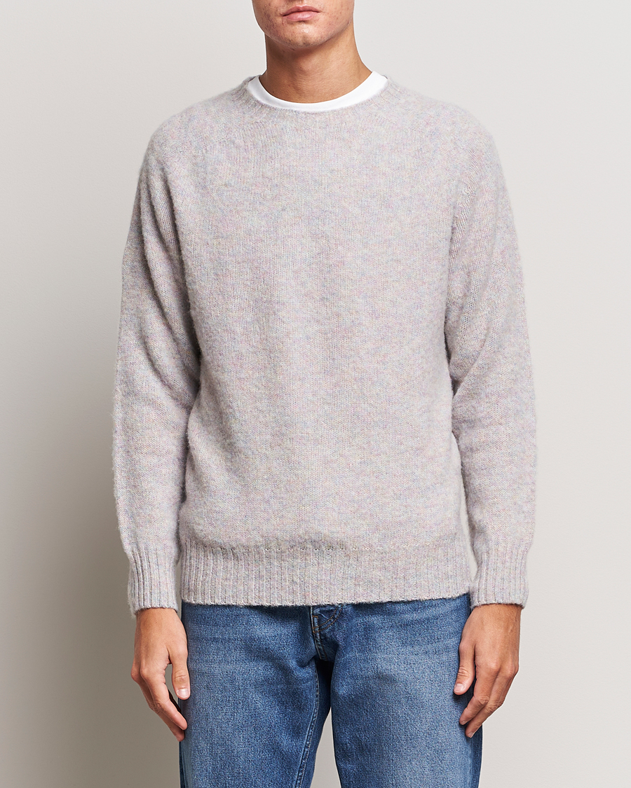 Hombres | Jerséis y prendas de punto | Howlin' | Brushed Wool Sweater Galaxy