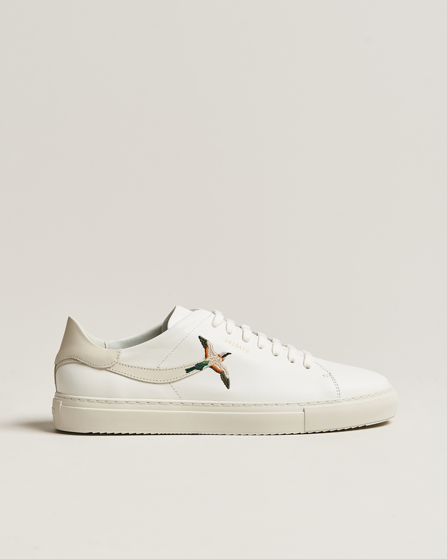 Hombres | Axel Arigato Clean 90 Striped Bee Bird Sneaker White | Axel Arigato | Clean 90 Striped Bee Bird Sneaker White