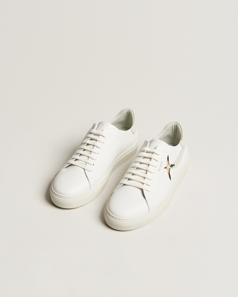 Hombres | Axel Arigato Clean 90 Striped Bee Bird Sneaker White | Axel Arigato | Clean 90 Striped Bee Bird Sneaker White