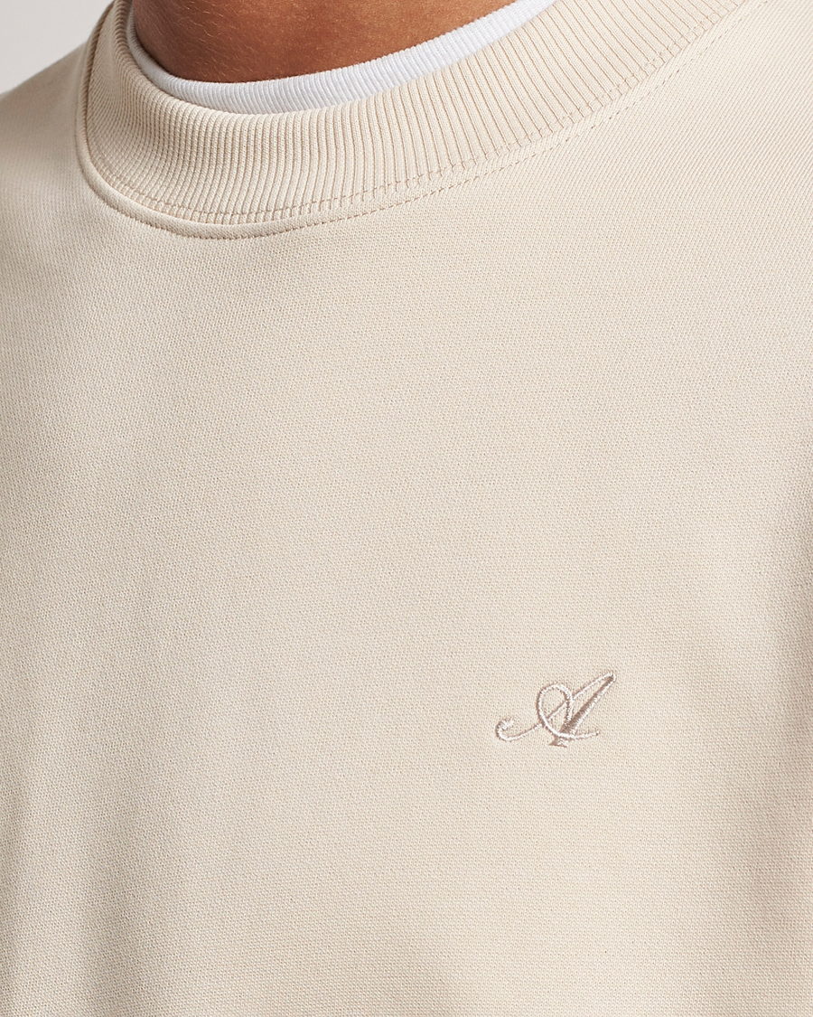 Hombres | Jerséis y prendas de punto | Axel Arigato | Honor Crew Neck Sweatshirt Pale Beige