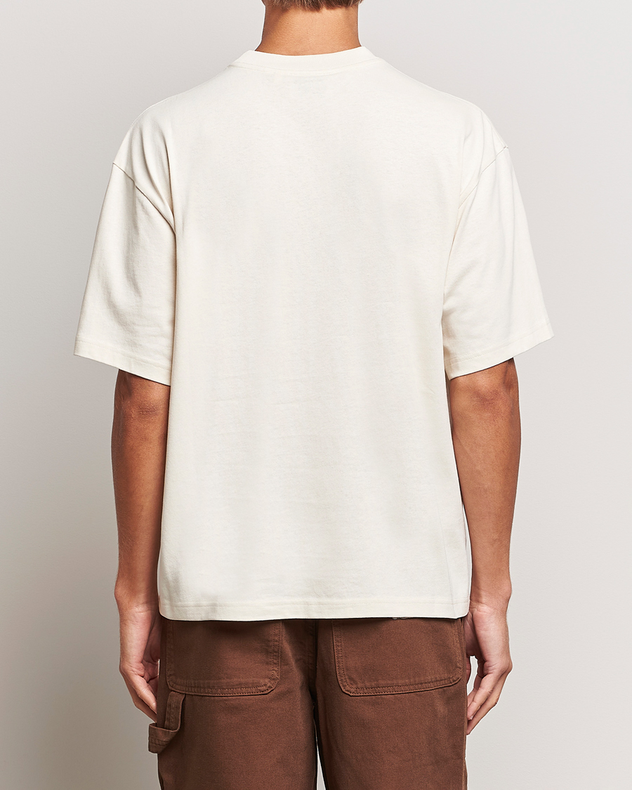 Hombres | Camisetas | Axel Arigato | Dunk Crew Neck T-Shirt Pale Beige