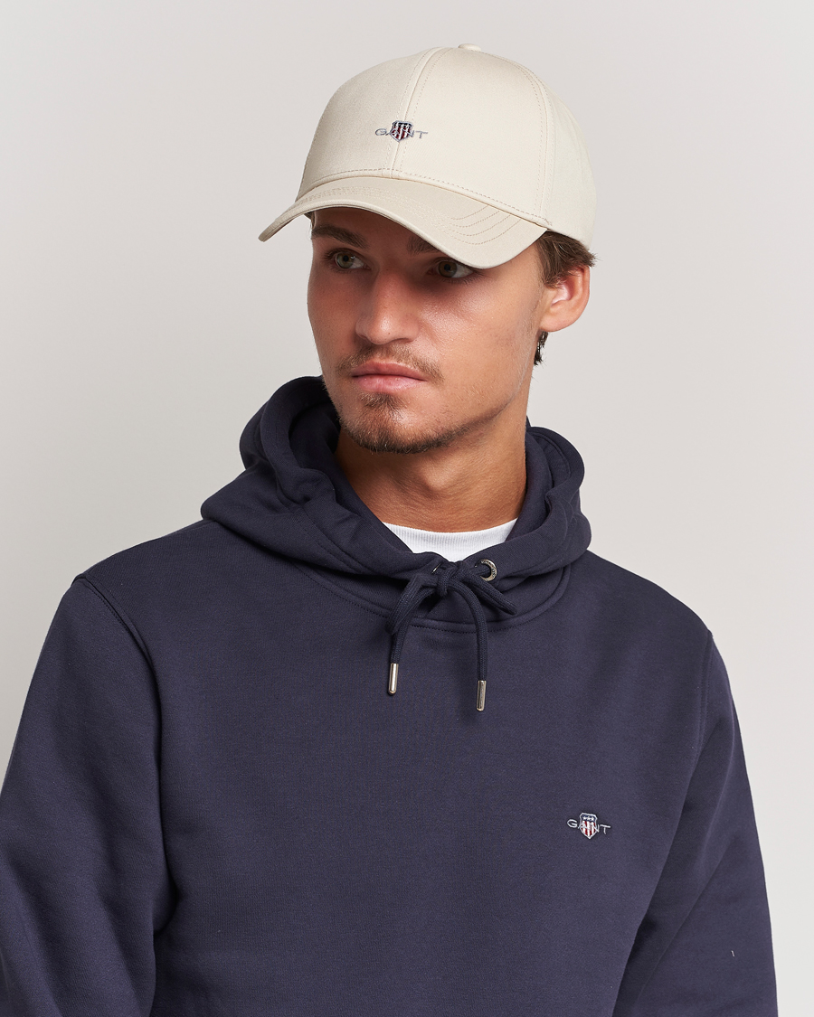 Hombres | Preppy Authentic | GANT | High Cotton Twill Cap Putty