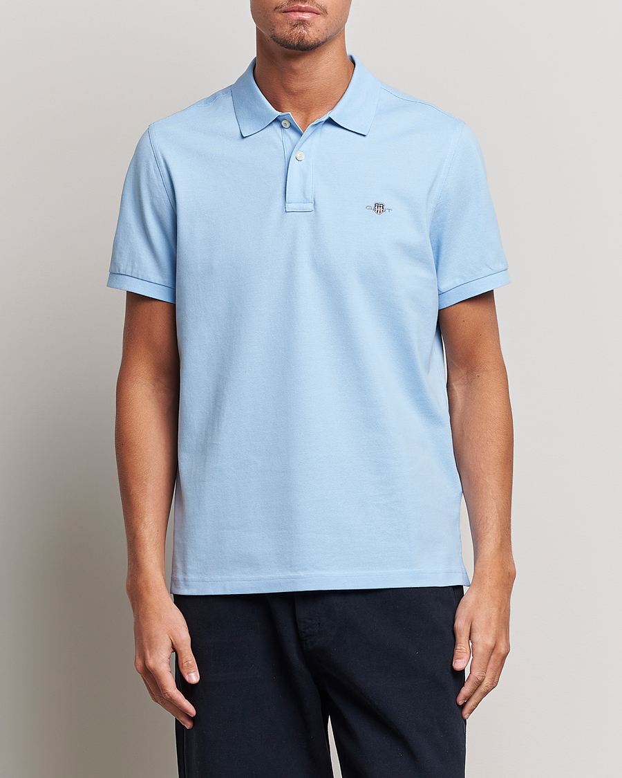 Hombres | Polos | Gant | The Original Polo Capri Blue