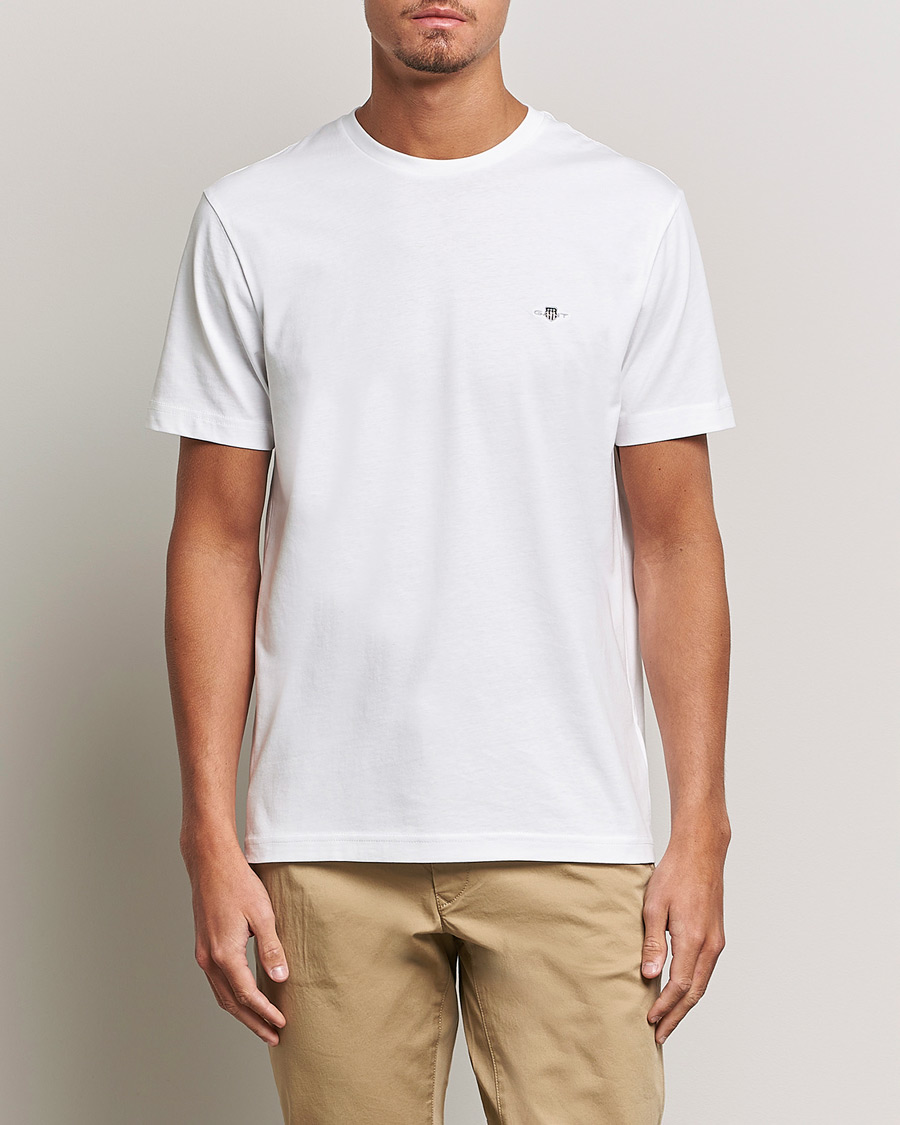 Hombres | Camisetas | GANT | The Original Solid T-Shirt White