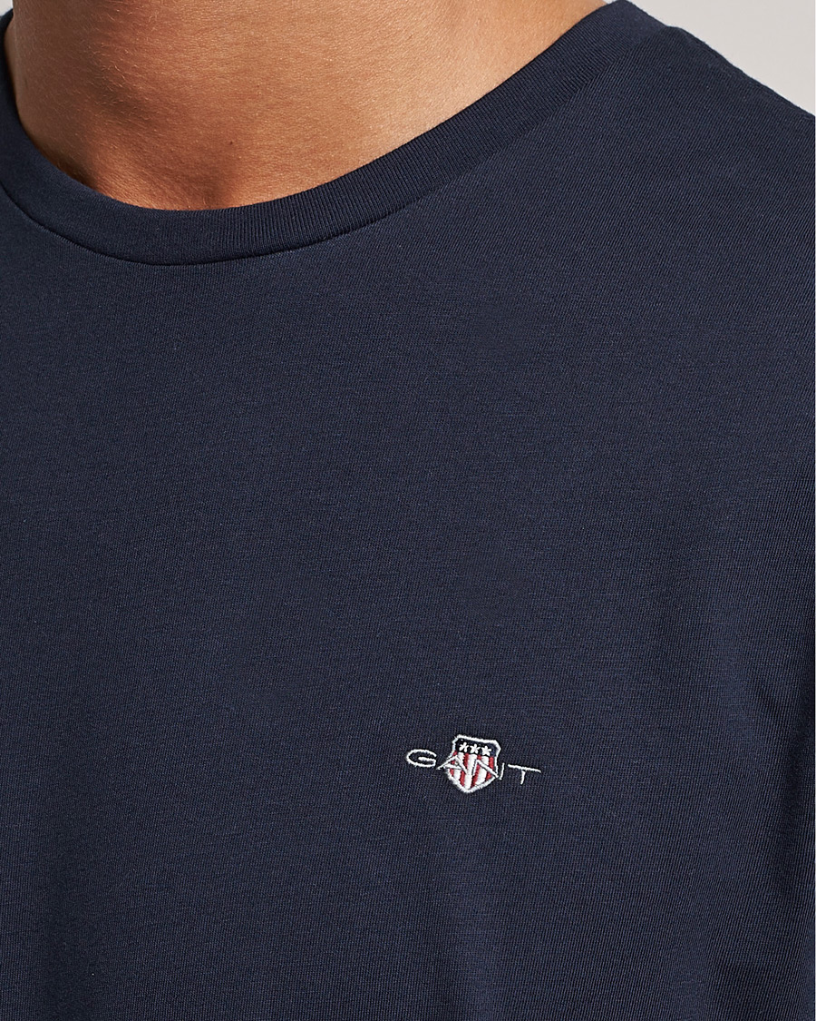 Hombres | Camisetas | Gant | The Original Solid T-Shirt Evening Blue