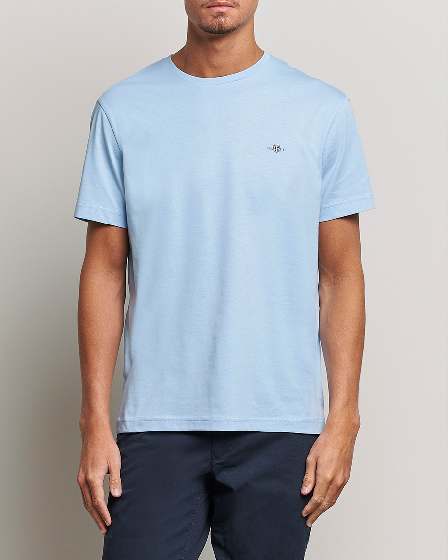 Hombres | Camisetas | Gant | The Original Solid T-Shirt Capri Blue