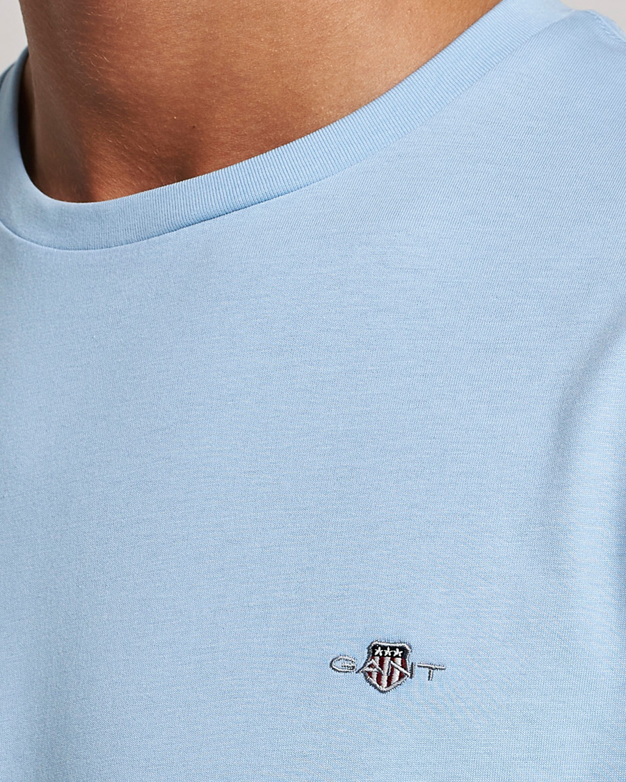 Hombres | Camisetas | Gant | The Original Solid T-Shirt Capri Blue