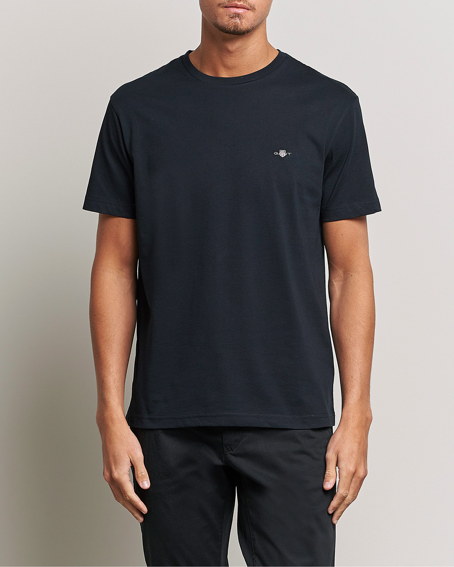 Hombres | Camisetas | Gant | The Original Solid T-Shirt Black
