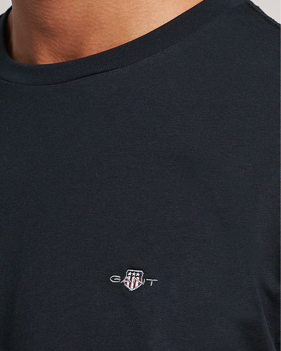 Hombres | Camisetas | Gant | The Original Solid T-Shirt Black