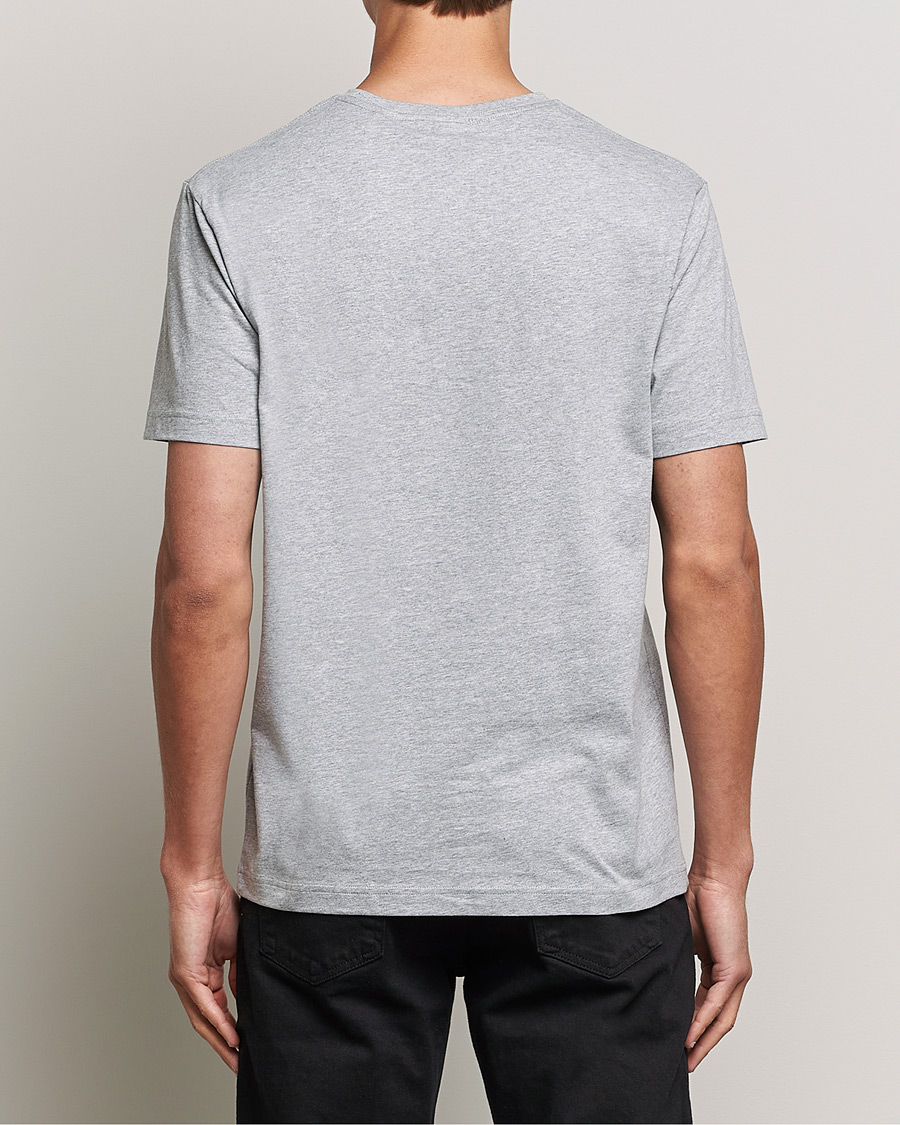 Hombres | Camisetas | Gant | The Original Solid T-Shirt Grey Melange