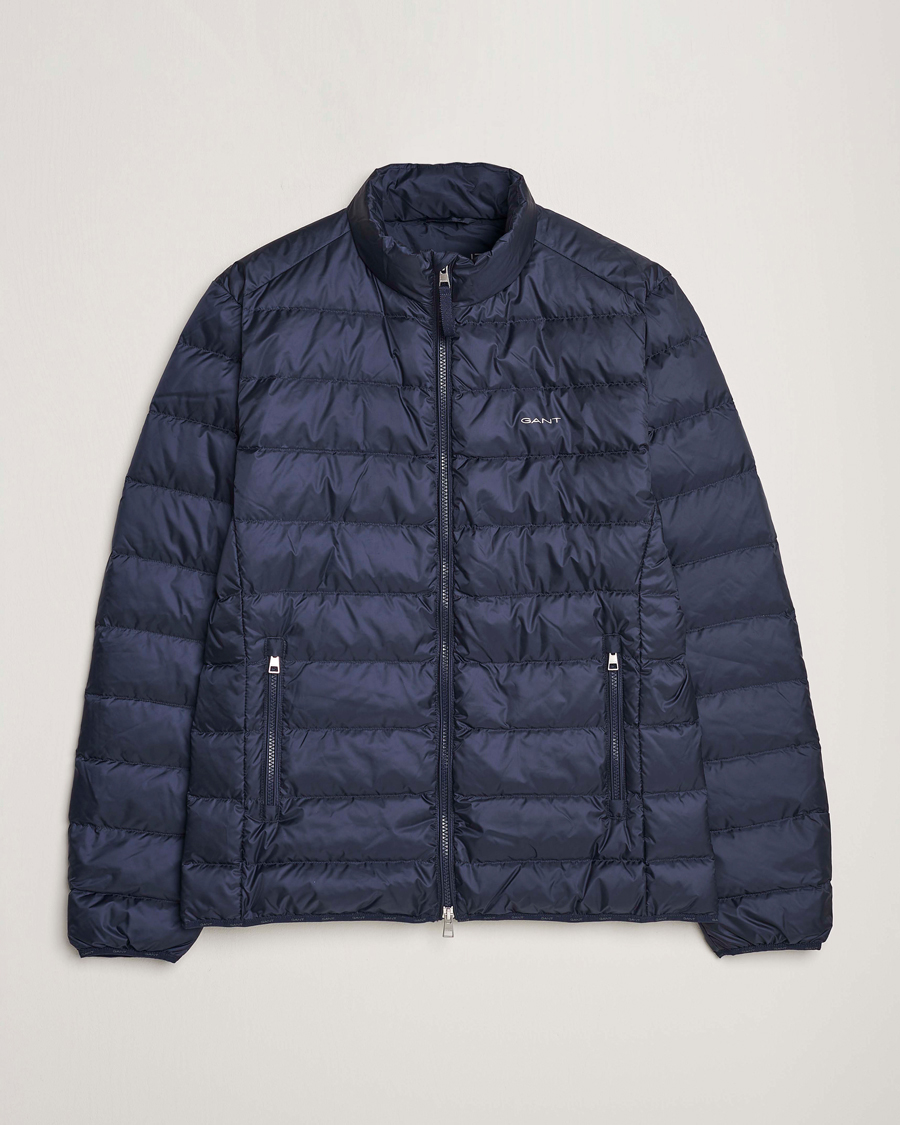 Hombres | Abrigos y chaquetas | Gant | The Light Down Jacket Evening Blue