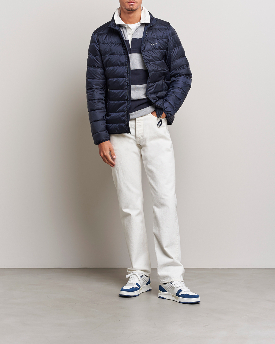 Hombres | Abrigos y chaquetas | Gant | The Light Down Jacket Evening Blue
