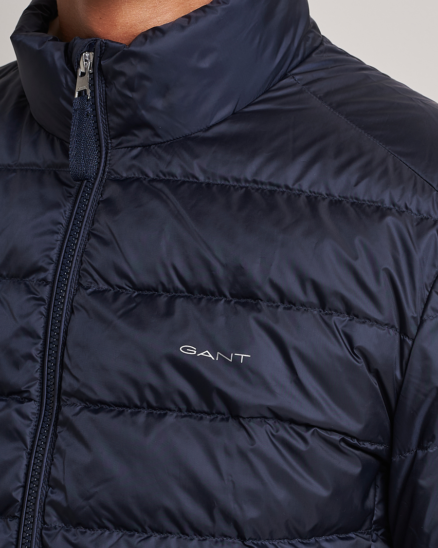 Hombres | Abrigos y chaquetas | Gant | The Light Down Jacket Evening Blue