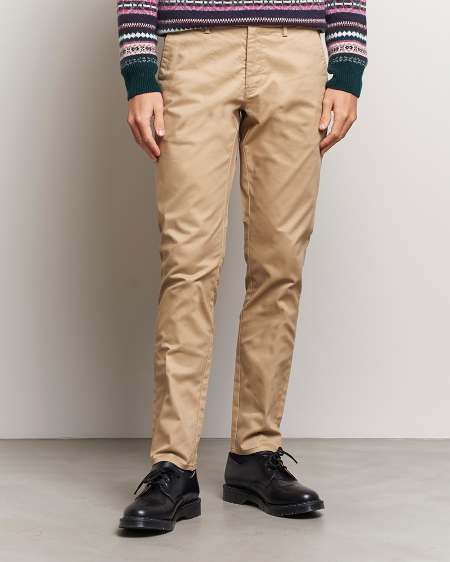 Hombres | Pantalones | GANT | Slim Fit Tech Prep Chino Dark Khaki