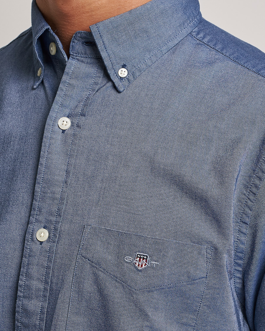 Hombres | Camisas | Gant | Regular Fit Oxford Shirt Persian Blue