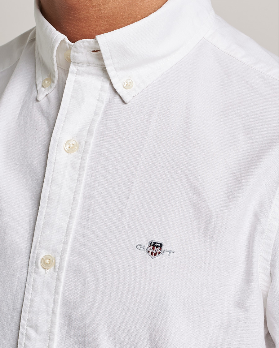 Hombres | Camisas | Gant | Slim Fit Oxford Shirt White