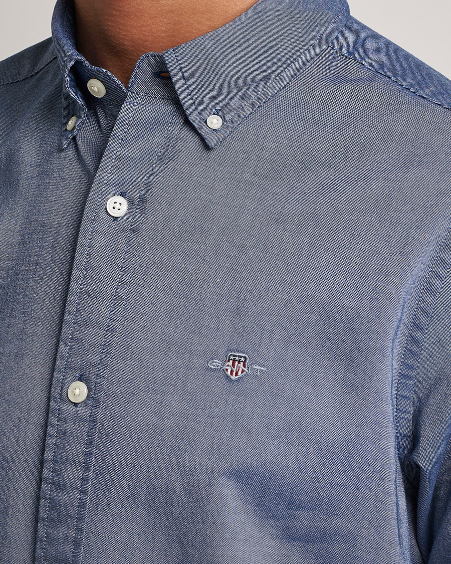 Hombres | Camisas | Gant | Slim Fit Oxford Shirt Persian Blue