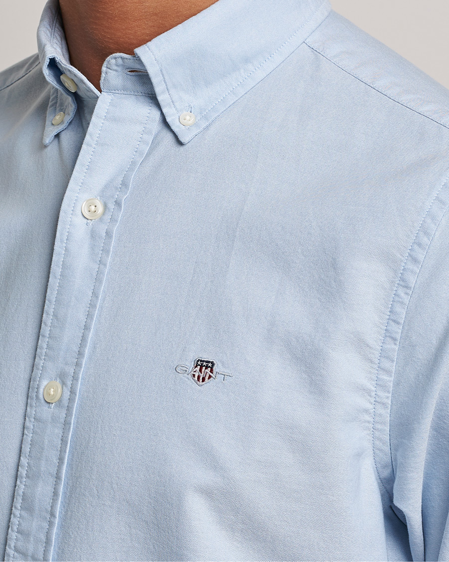 Hombres | Camisas | Gant | Slim Fit Oxford Shirt Light Blue
