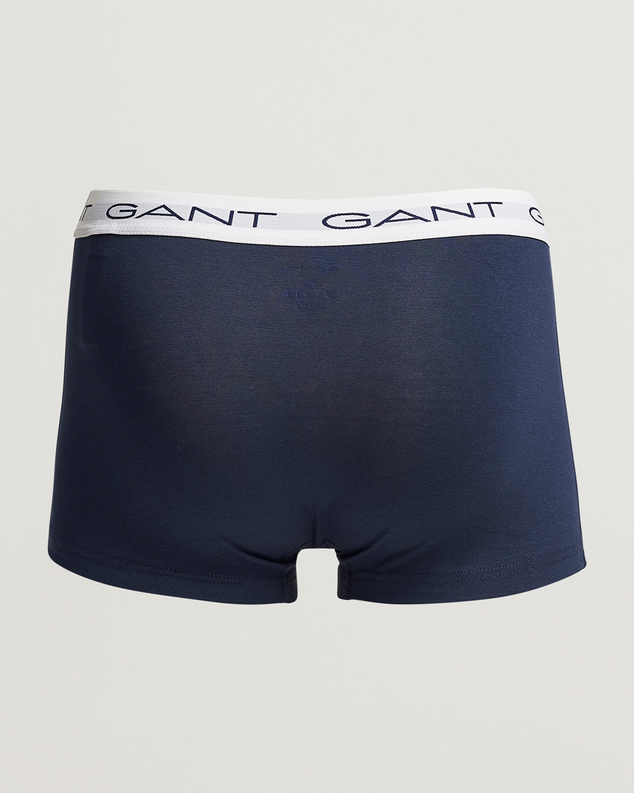 Hombres | Ropa interior | GANT | 3-Pack Trunk Boxer Red/Navy/White