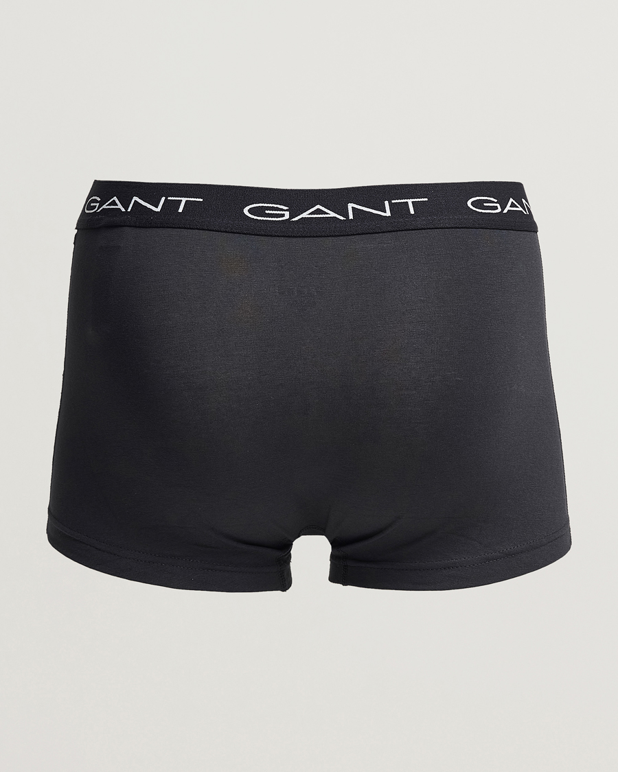 Hombres | Ropa interior y calcetines | GANT | 3-Pack Trunk Boxer Black