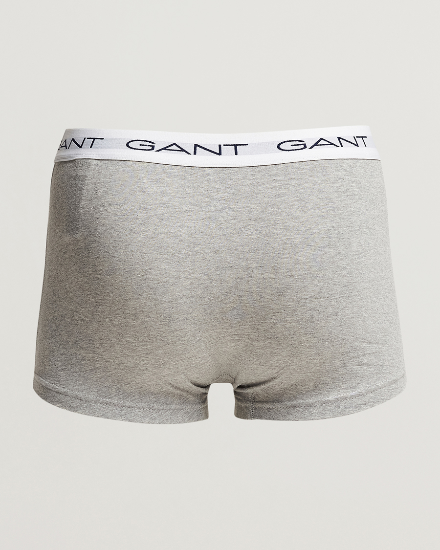Hombres | Ropa interior y calcetines | GANT | 3-Pack Trunk Boxer White/Black/Grey