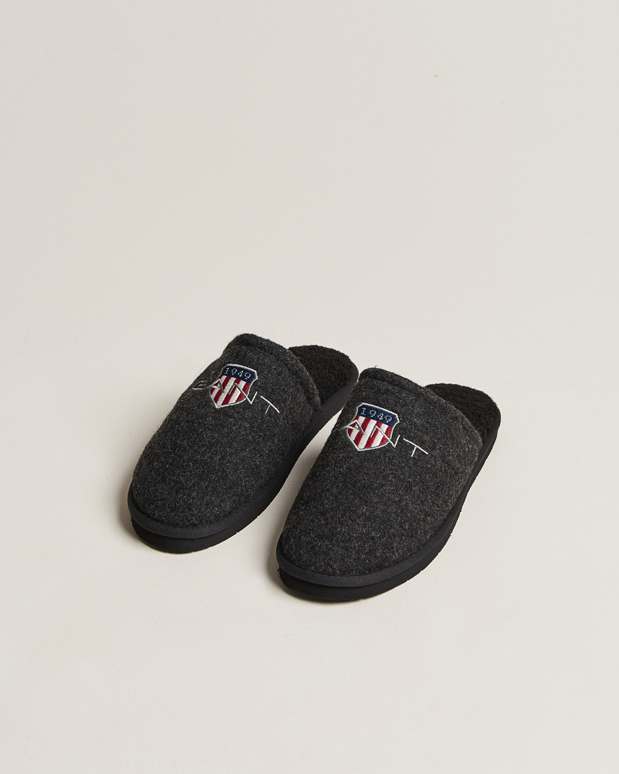 Hombres | GANT Tamaware Terry Slippers Black | Gant | Tamaware Terry Slippers Black