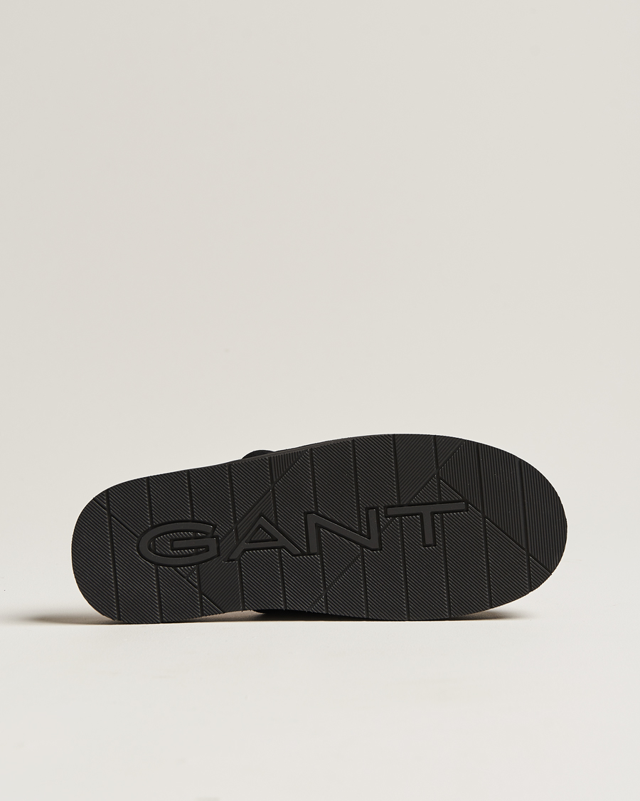 Hombres | GANT Tamaware Suede Slippers Black | Gant | Tamaware Suede Slippers Black