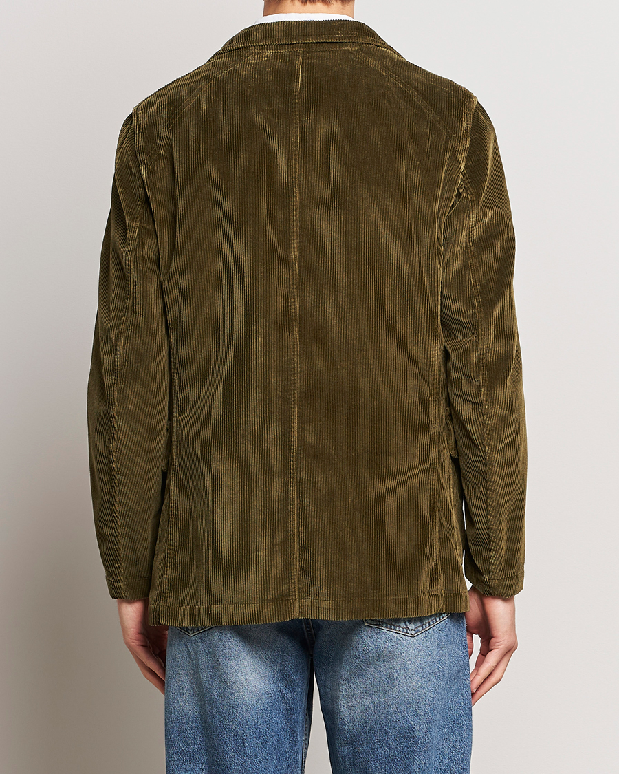 Hombres | Blazers | Drake's | MKI Games Corduroy Blazer Green