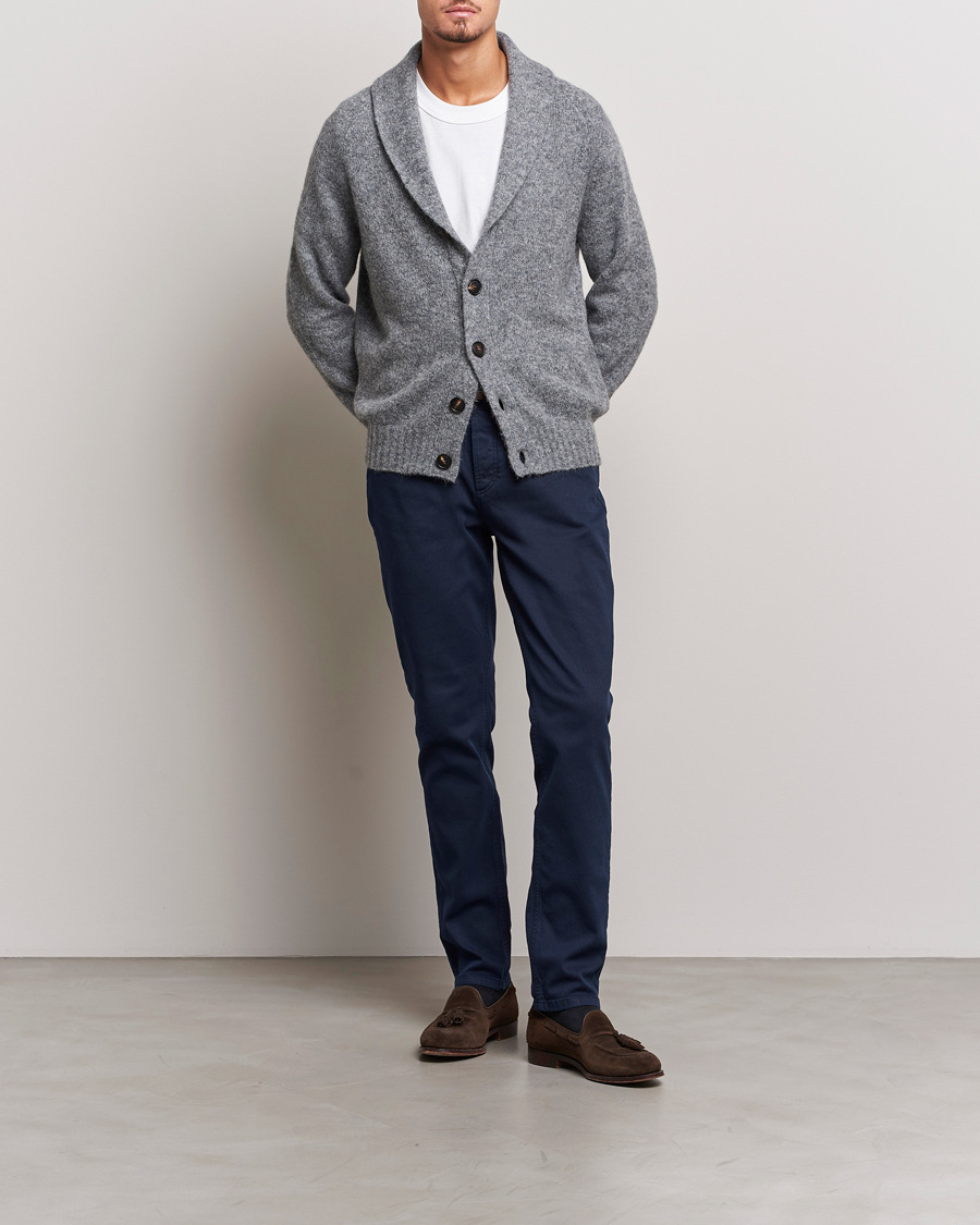 Hombres | Pantalones | Brunello Cucinelli | Slim Fit Bull Denim Pants Navy