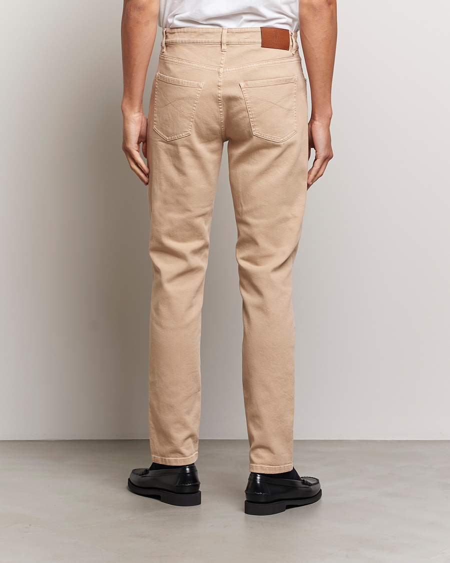 Hombres | Pantalones | Brunello Cucinelli | Traditional Fit 5-Pocket Pants Beige