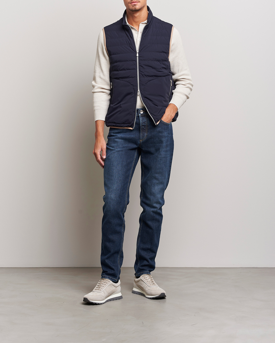 Hombres | Vaqueros | Brunello Cucinelli | Traditional Fit Jeans Dark Wash