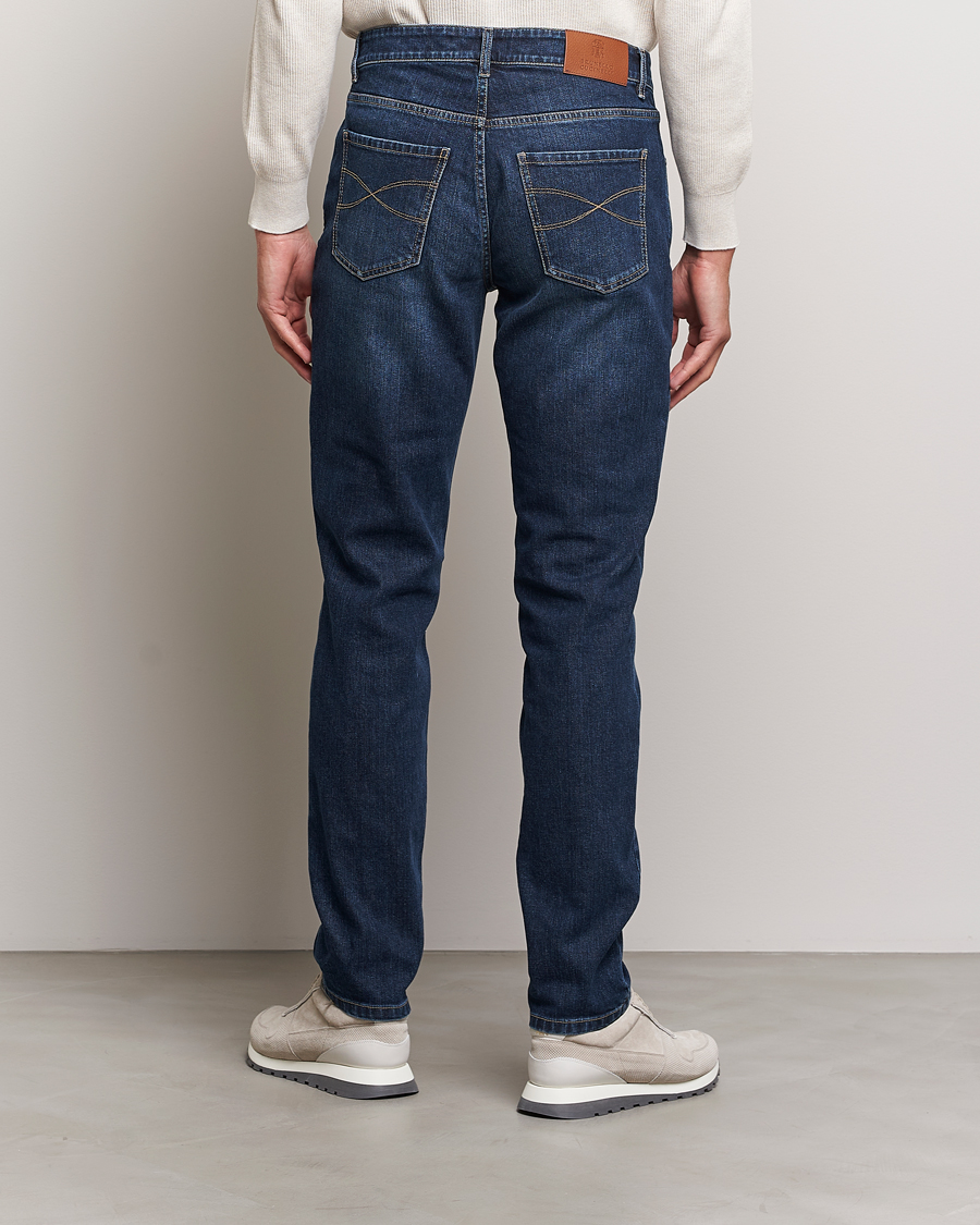 Hombres | Vaqueros | Brunello Cucinelli | Traditional Fit Jeans Dark Wash
