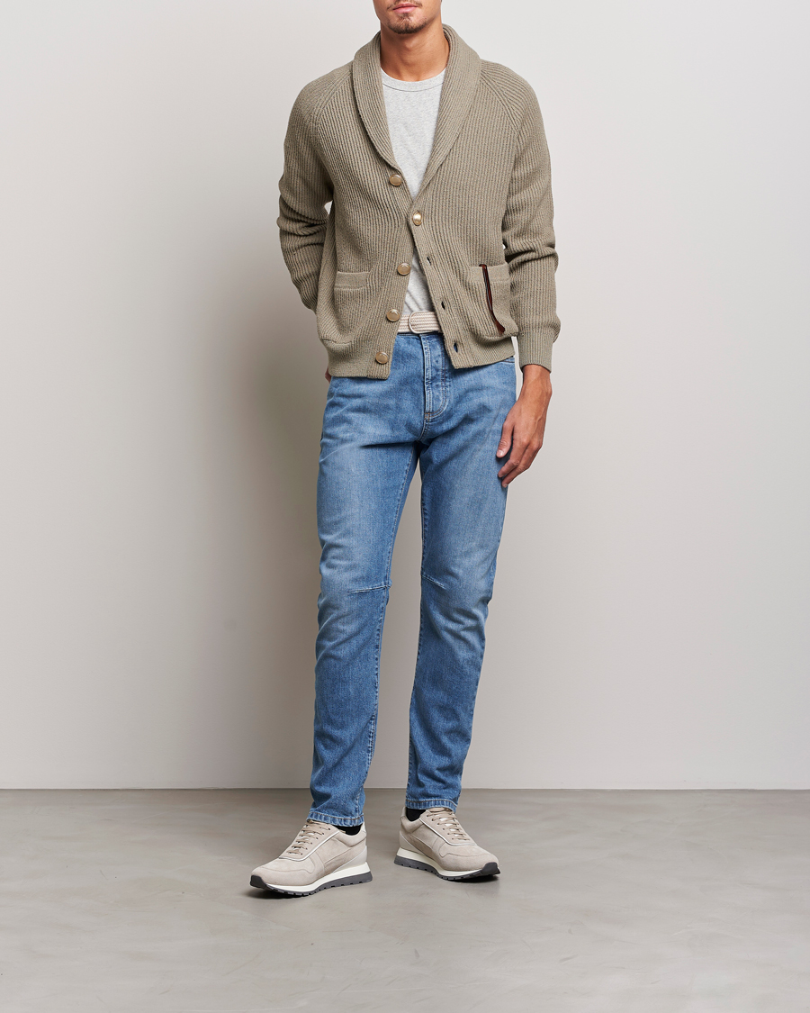 Hombres | Vaqueros | Brunello Cucinelli | Leisure Fit Jeans Medium Blue Wash