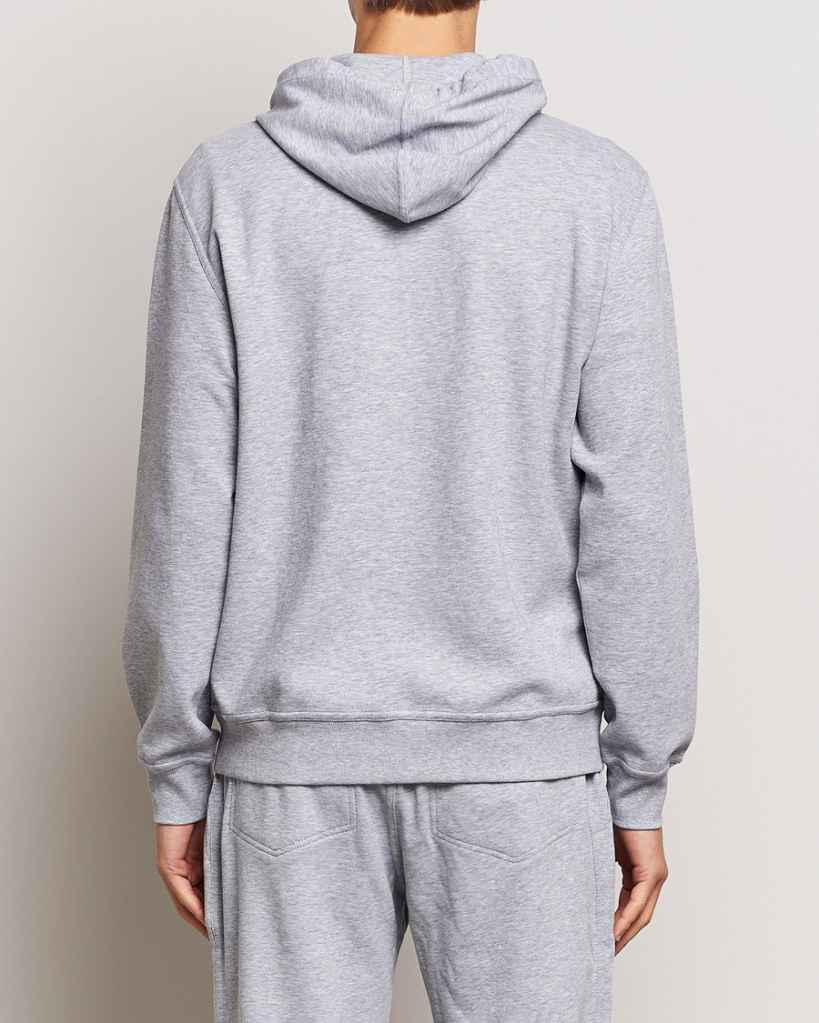 Hombres | Jerséis y prendas de punto | Brunello Cucinelli | Full Zip Hooded Sweater Grey Melange
