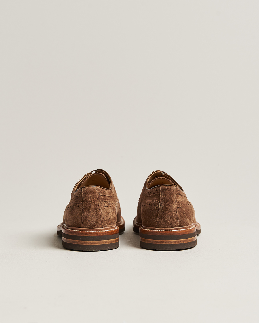 Hombres | Brunello Cucinelli Plain Toe Derby Brown Suede | Brunello Cucinelli | Plain Toe Derby Brown Suede