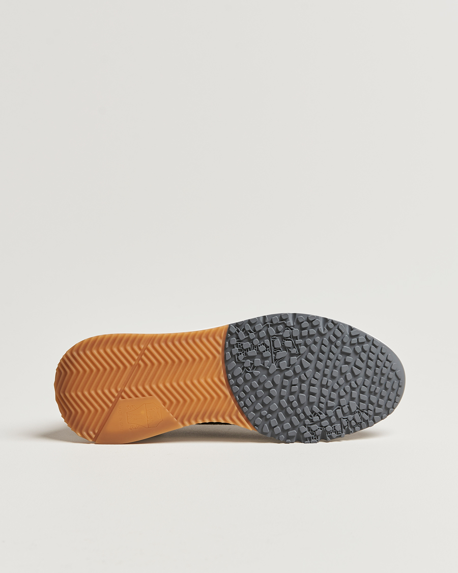 Hombres | Brunello Cucinelli Flannel Running Sneakers Black | Brunello Cucinelli | Flannel Running Sneakers Black