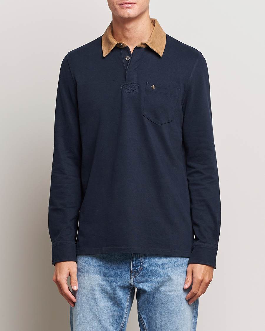 Hombres | Jerséis y prendas de punto | Morris | Harlow Rugger Old Blue