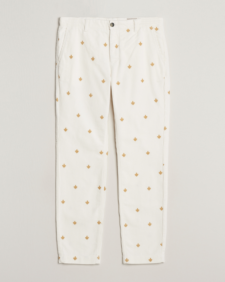 Hombres | Pantalones | Morris | Jeffrey Cord Club Chino Off White