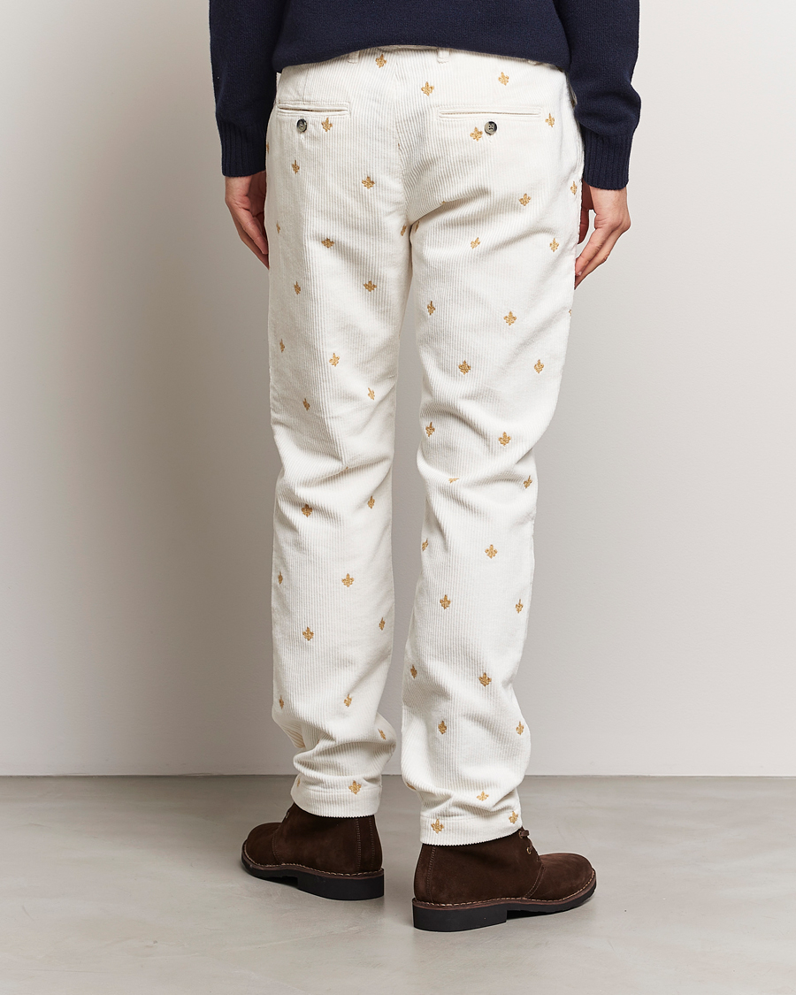 Hombres | Pantalones | Morris | Jeffrey Cord Club Chino Off White