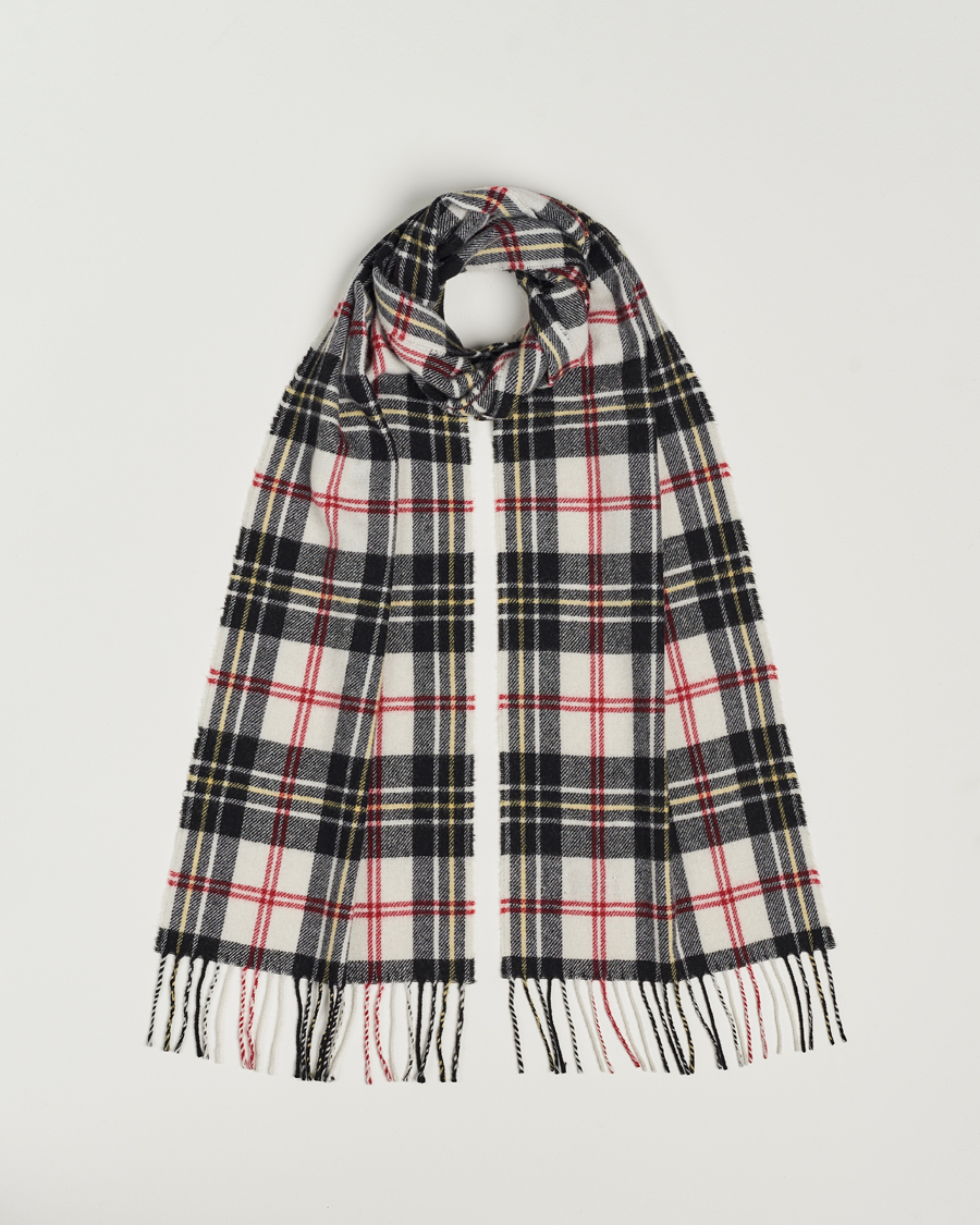 Hombres | Morris Arthur Check Scarf Off White | Morris | Arthur Check Scarf Off White