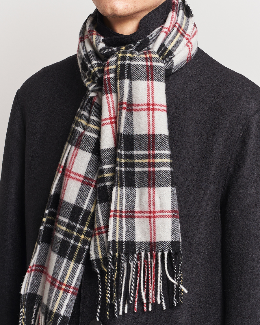 Hombres | Morris Arthur Check Scarf Off White | Morris | Arthur Check Scarf Off White