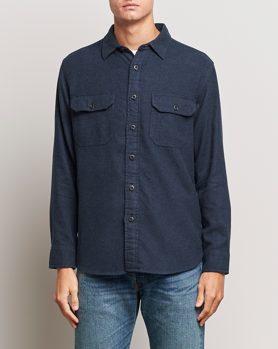 Hombres | Camisas | Pendleton | Burnside Flannel Shirt Navy Heather